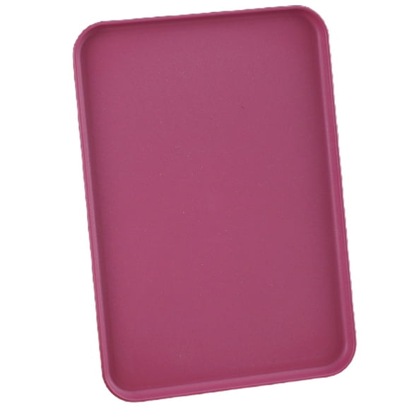 Naturegr Solid Color Serving Tray Multi-Function Delicate Nordic Style Decorative Rectangular Plastic Tray for Home