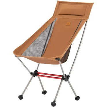 Naturehike Camping Chair, Foldable with Storage Bag, Outdoor Portable for Adults, Lightweight, Backpacking for Fishing, Hiking, Beach, Lawn - Yellow
