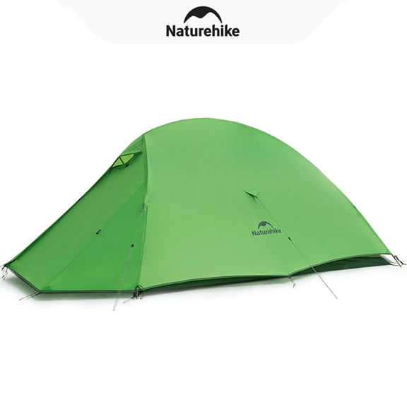 Naturehike, Cloud up Base-Lightweight Hiking Tent, Portable Outdoor Camping Tent, Waterproof Backpacking Tent, Streamlined Design, Wind Resistance, 210T Polyester Tri-grid Wear-resistant Fabric