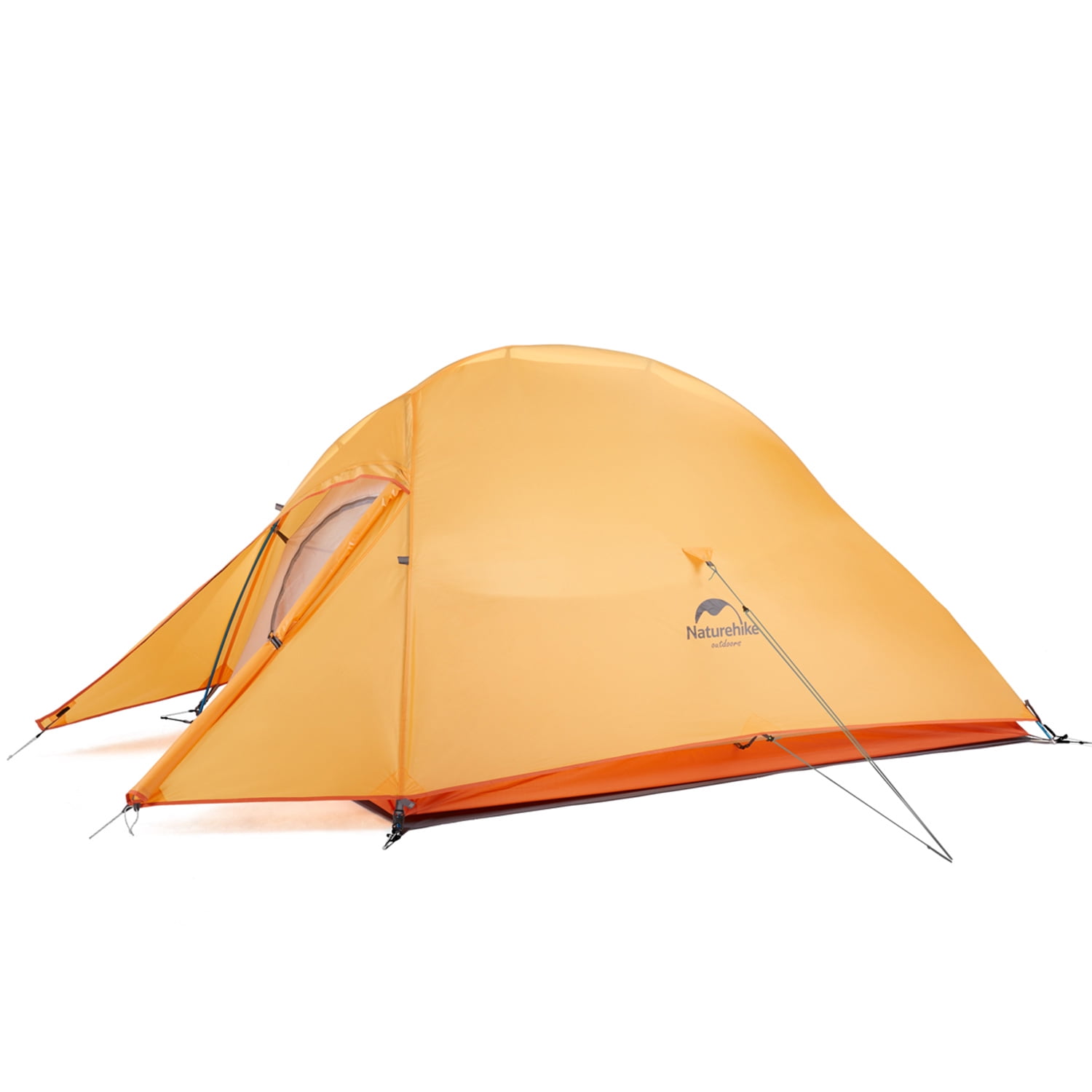 Ultralight Orange Dome 2 Person Tent with Carry Bag