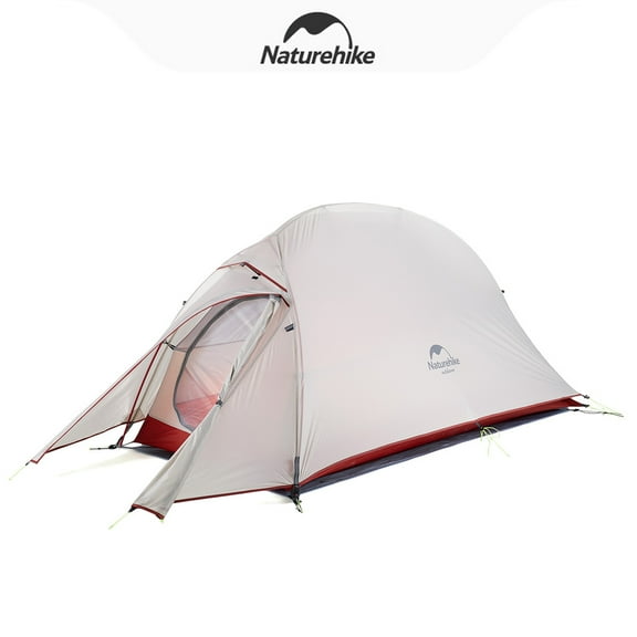 Naturehike, Cloud-up 1-person Camping Tent, 210T Polyester/20D Silicone Nylon, PU3000/4000mm, Ultralight Tent, Portable Outdoor Tent, Backpack Hiking Tent, 2.6/3.3 lbs.