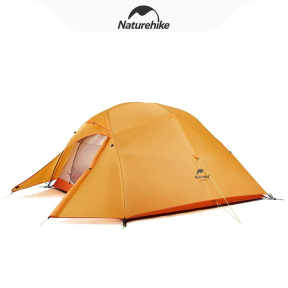 Naturehike, Cloud-up 3-person Camping Tent, 210T Polyester/20D Silicone Nylon, PU3000/4000mm, Ultralight Tent, Portable Outdoor Tent, Backpack Hiking Tent.