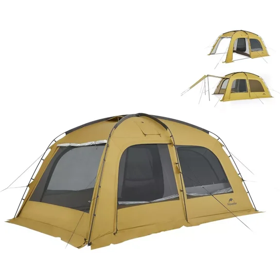 Naturehike Dune Hot Tent with Stove Jack, 2-3 Person Waterproof 4 Season Tent, Windproof Cold Weather Winter Tent