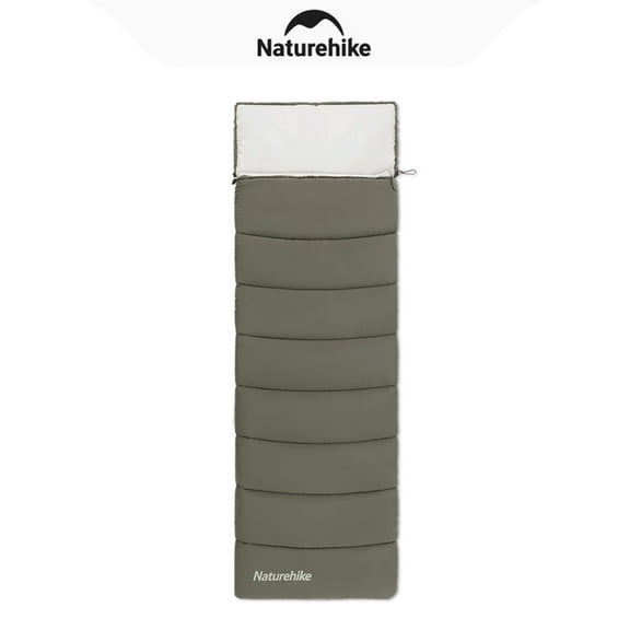 Naturehike, Envelope Hooded Sleeping Bag, Water Repellent Skin-friendly Sleeping Bag, Removable & Spliced Design, Machine Washable, For Home/Hiking/Travel/Camping