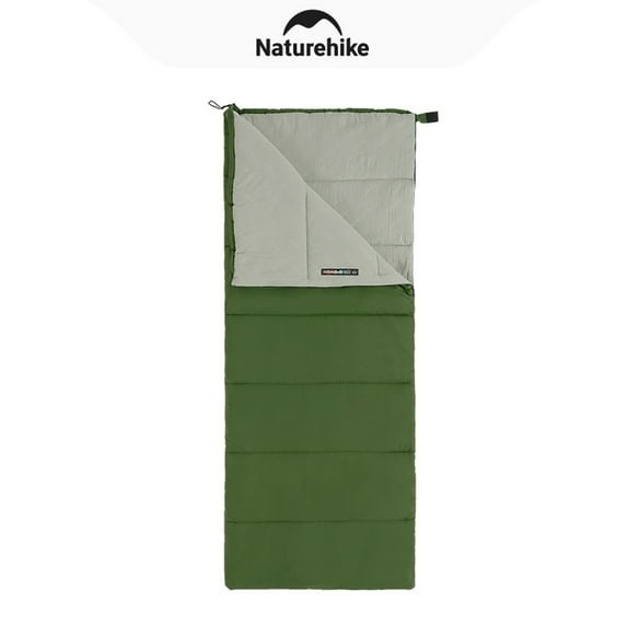 Naturehike, F150 Sleeping bag, Machine Washable Envelope Sleeping Bag, Skin-friendly and Breathable Washed Cotton Sleeping Bag, For Camping/Hiking/Backpacking/Home