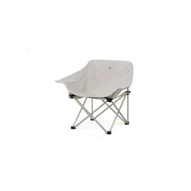 Naturehike Foldable Camping Chair Can bear 110 kg Fishing Chair Portable folding chair With armrest and two pockets, White