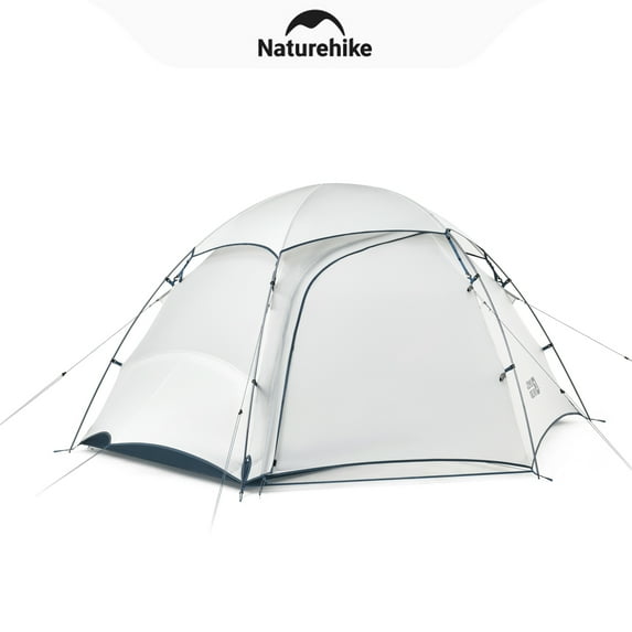 Naturehike, Hiking Tent, Large Space Outdoor Camping Tent, Lightweight Backpacking Tent with Vestibule, Waterproof Four Seasons Dome Tent, Stable Tri-Cross Support Structure, Strong Wind Resistance