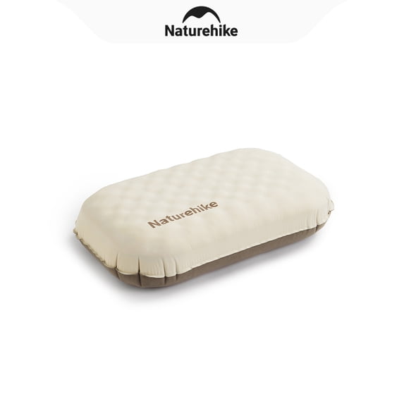 Naturehike, Inflatable Sponge Pillow, 2-in-1 Portable Inflatable Pillow for Sleeping, Stain-repellent Backpacking Sleeping Pillow, Ultralight Camping & Travel Pillow, Adjustable Height, Noiseless.