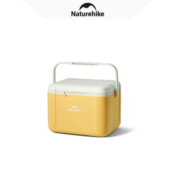 Naturehike, Portable Hard Chest Cooler, Insulated Drybox Cooler, Cooler Ice Chest for Drink/Food, Have-A-Seat Lid.