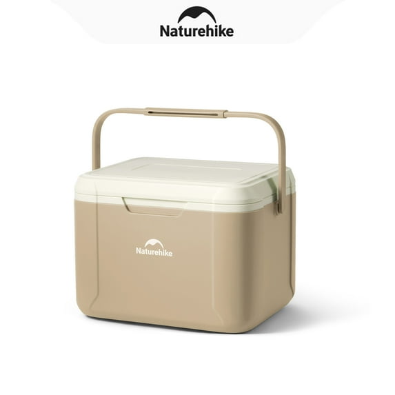 Naturehike, Portable Hard Chest Cooler, Insulated Drybox Cooler, Cooler Ice Chest for Drink/Food, Have-A-Seat Lid.