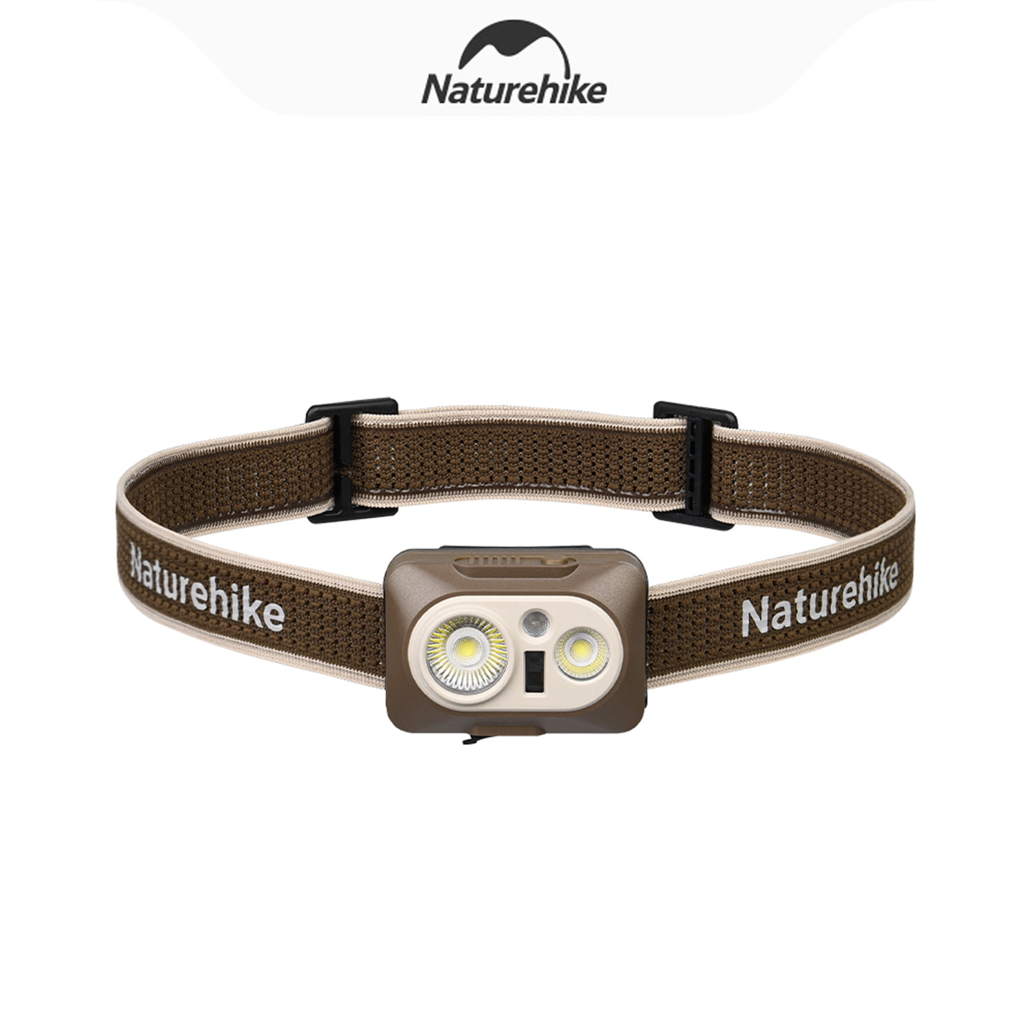 Naturehike, Portable headlamp, Rechargeable headlamp, Motion Sensor Switch，CREE lamp beads, 500lm lumens, 80°adjustable angle,  waterproof IP 66.