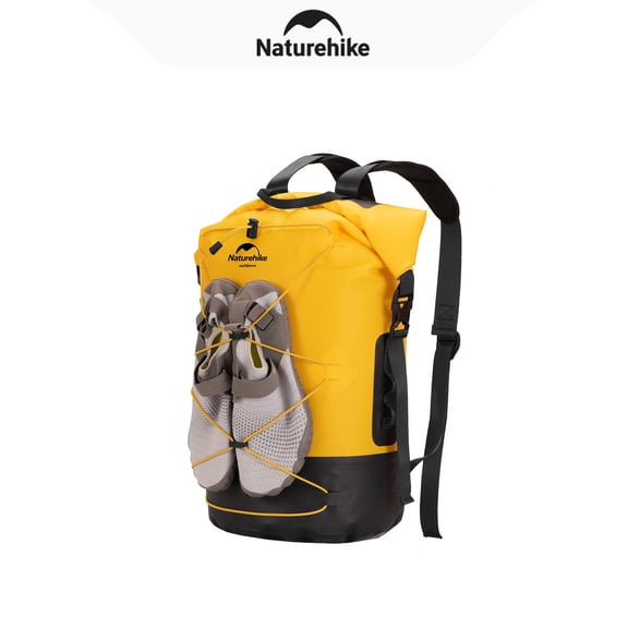 Naturehike, Sports Backpack, TPU Wet Dry Separation Waterproof Gym Bag, Foldable Unisex Workout Sackpack with Fix Elastic Cord, IPX 6, Wear resistant, For Fitness/Swimming/Travel/Water Sports