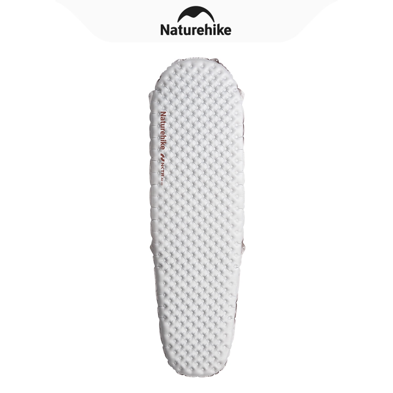 Naturehike, Ultralight Inflatable Sleeping Pad, Outdoor Hiking Insulated Camping Air Mattress, Portable Backpacking Air Sleeping Pad, Double-layer Air Valve, Thickened & Shock Absorption, R value 5.8