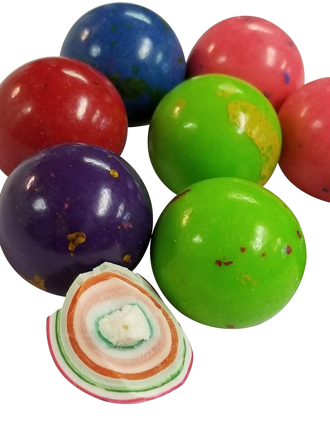 Naturejam 1 inch Jawbreakers Candy Assorted Colors Rainbow Flavor 2