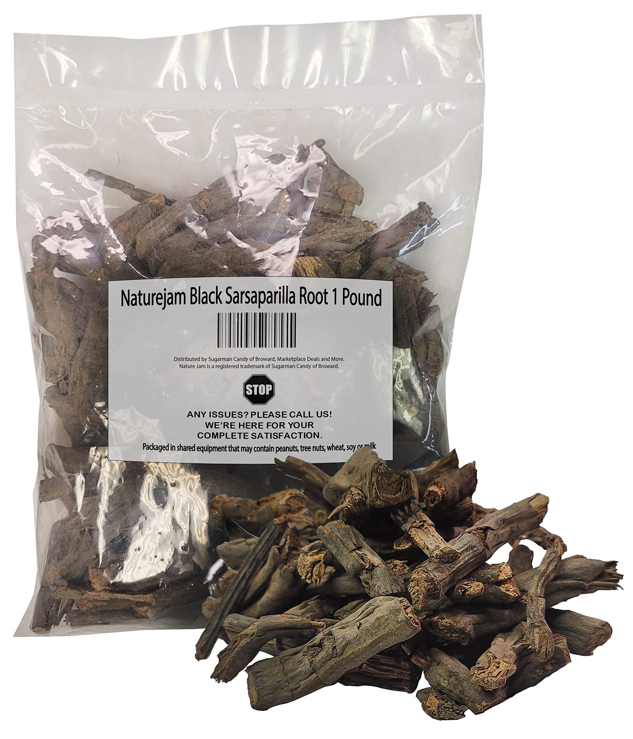 Naturejam Black Sarsaparilla Root Tea 1 PoundBulk BagHerbs From