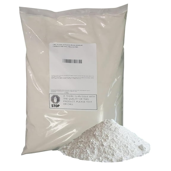 Naturejam CMC Powder 5 Pounds Bulk-Sodium Carboxymethyl Cellulose