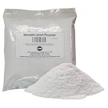 Naturejam Calcium Phosphate Powder 1Pound-Mixture of Monocalcium Phosphate-Calcium Acid Pyrophosphate