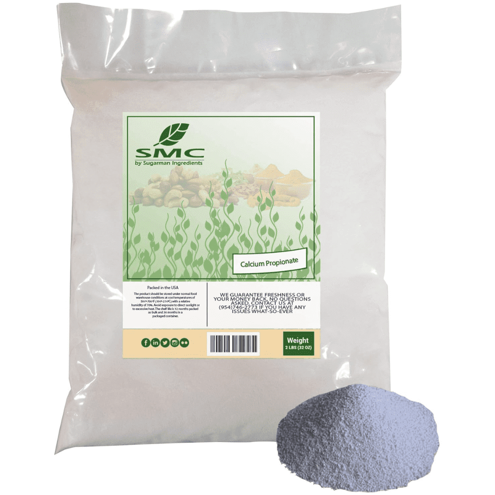 Naturejam Calcium Propionate Powder for Baking 2 Pounds Bulk-Perfect ...