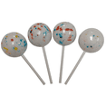 thumbnail image 1 of Naturejam Large Psychedelic Jawbreakers Candy on Sticks 2.25inch Big 4Count Lollipops-Hard As A Rock, 1 of 5