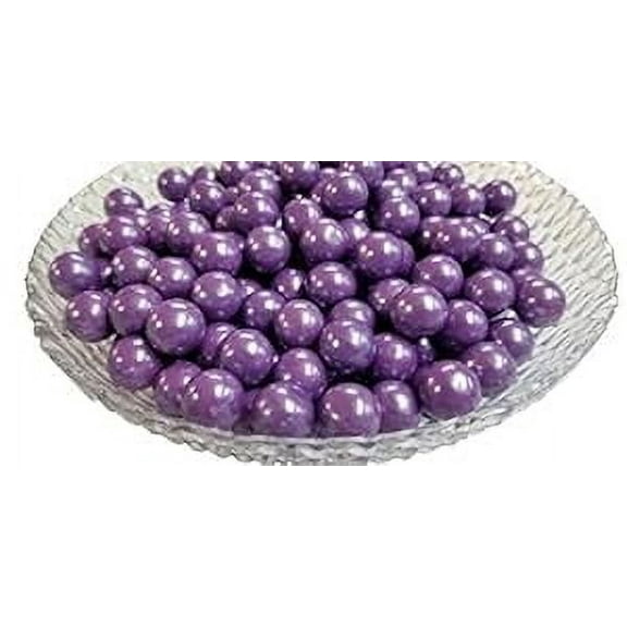 Naturejam Mini Glimmer Gumballs 0.5 Inch (Purple, 2 Pounds)