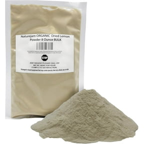 Naturejam ORGANIC Dried Lemon Powder 8 Ounce BULK-Premium Culinary Grade For Juices, Smoothies & Dessert Making