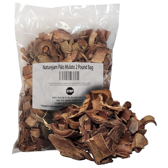 Naturejam Palo Mulato 2 Pounds Bag-Wildcraft-No Processing aka Bursera Simaruba, Jiote, Carate, Jinocuabo, Mulatto Stick, Chaka, Mastic, Gumbo Limbo