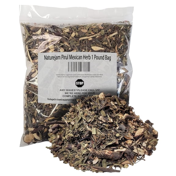Naturejam Pirul Mexican Herb 1 Pound Bag-100% Natural Wildcraft-No Processing Aka Pepper Tree