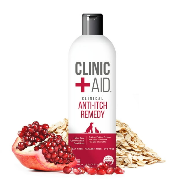 Naturel Promise Clinic Aid AntiItch Remedy for Dogs & Cats, Oatmeal