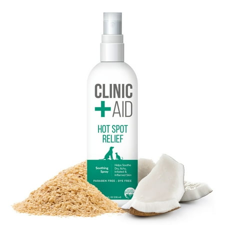 Naturel Promise Clinic Aid Hot Spot Itch Relief Spray for Dogs & Cats, 8oz