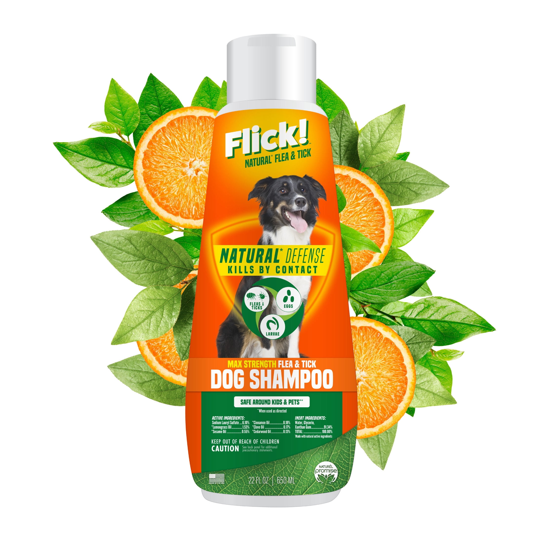 Naturel Promise Flick! Natural Flea & Tick Max Strength Shampoo