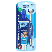 Naturel Promise Fresh Dental Tooth Brushing Kit for Dogs & Cats, 2 oz Gel and Toothbrush