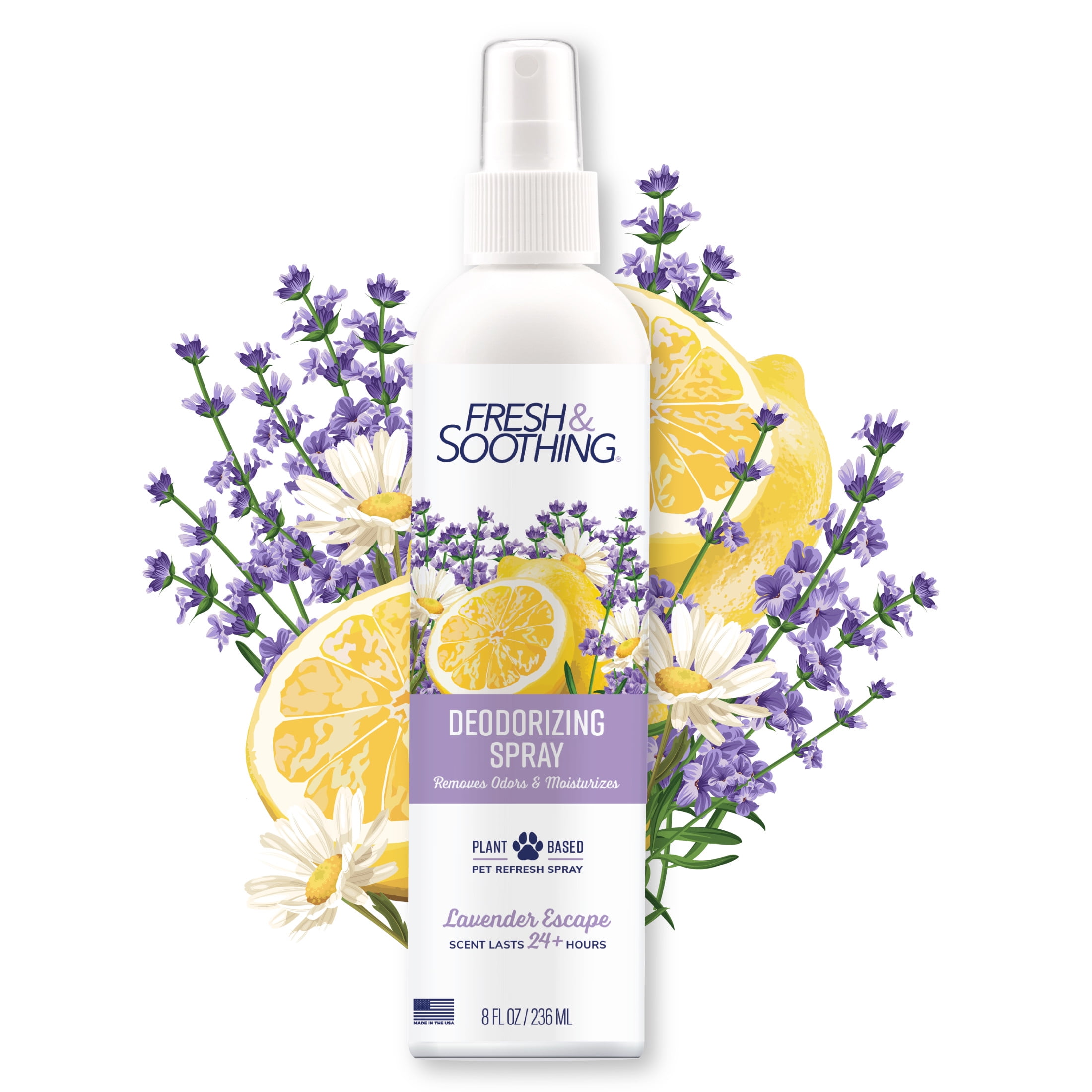 Naturel Promise Fresh & Soothing Lavender Escape Deodorizing Spray for Dogs, 8 fl oz