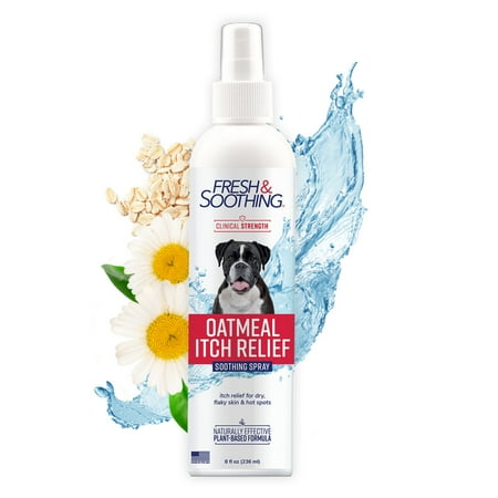 Naturel Promise Fresh & Soothing Oatmeal Itch Relief Medicated Spray for Cat & Dogs, 8oz
