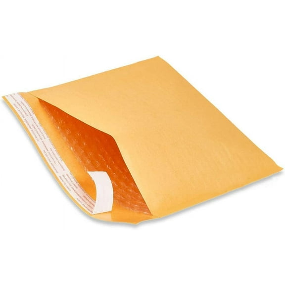 Naturelife #4 Size Kraft Bubble Mailers Padded Self Seal Bubble Envelopes for Shipping Packaging (#4-100 Envelopes Per Box - 9.5" X 14.5")