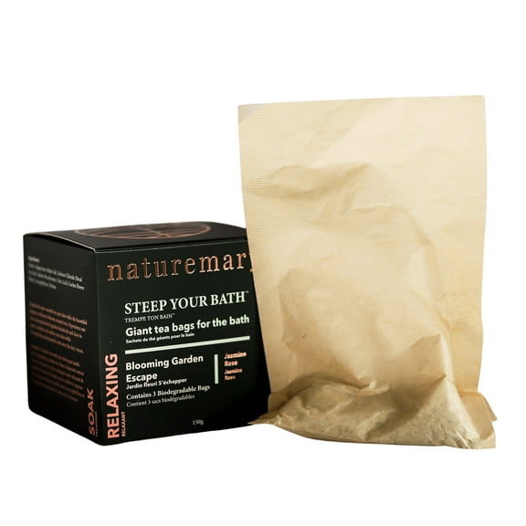 Naturemary Relaxing Steep Your Bath Blooming Garden, Jasmine Rose, 5.3 oz