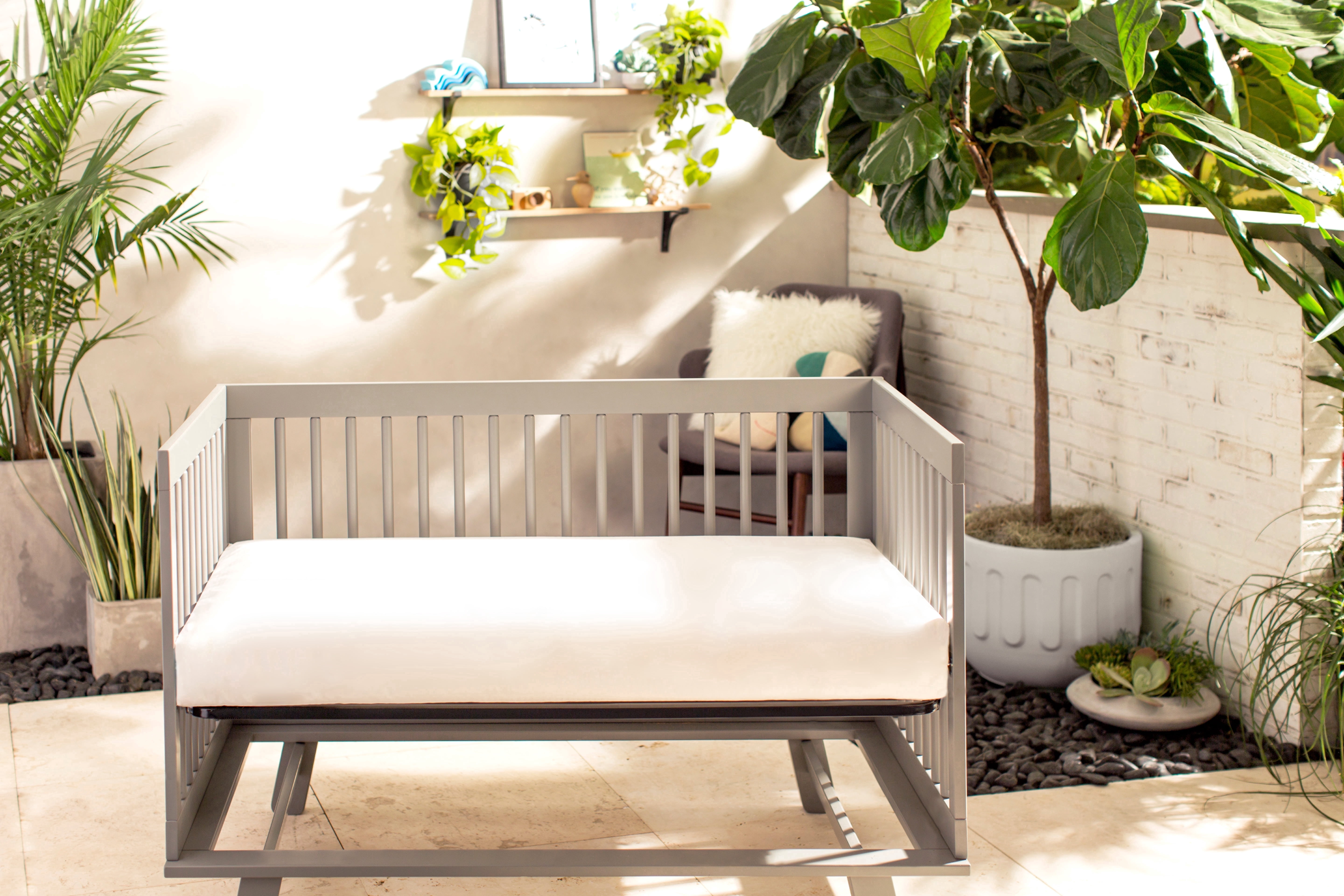 Naturepedic Organic Baby Crib Mattress - Classic 144 Coil 2-Stage Infant & Toddler Mattress - Waterproof Baby Bed Mattress for Crib - Non-Toxic Standard