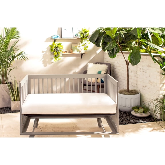 Naturepedic Organic Baby Crib Mattress - Classic 144 Coil 2-Stage Infant & Toddler Mattress - Waterproof Baby Bed Mattress for Crib - Non-Toxic Standard