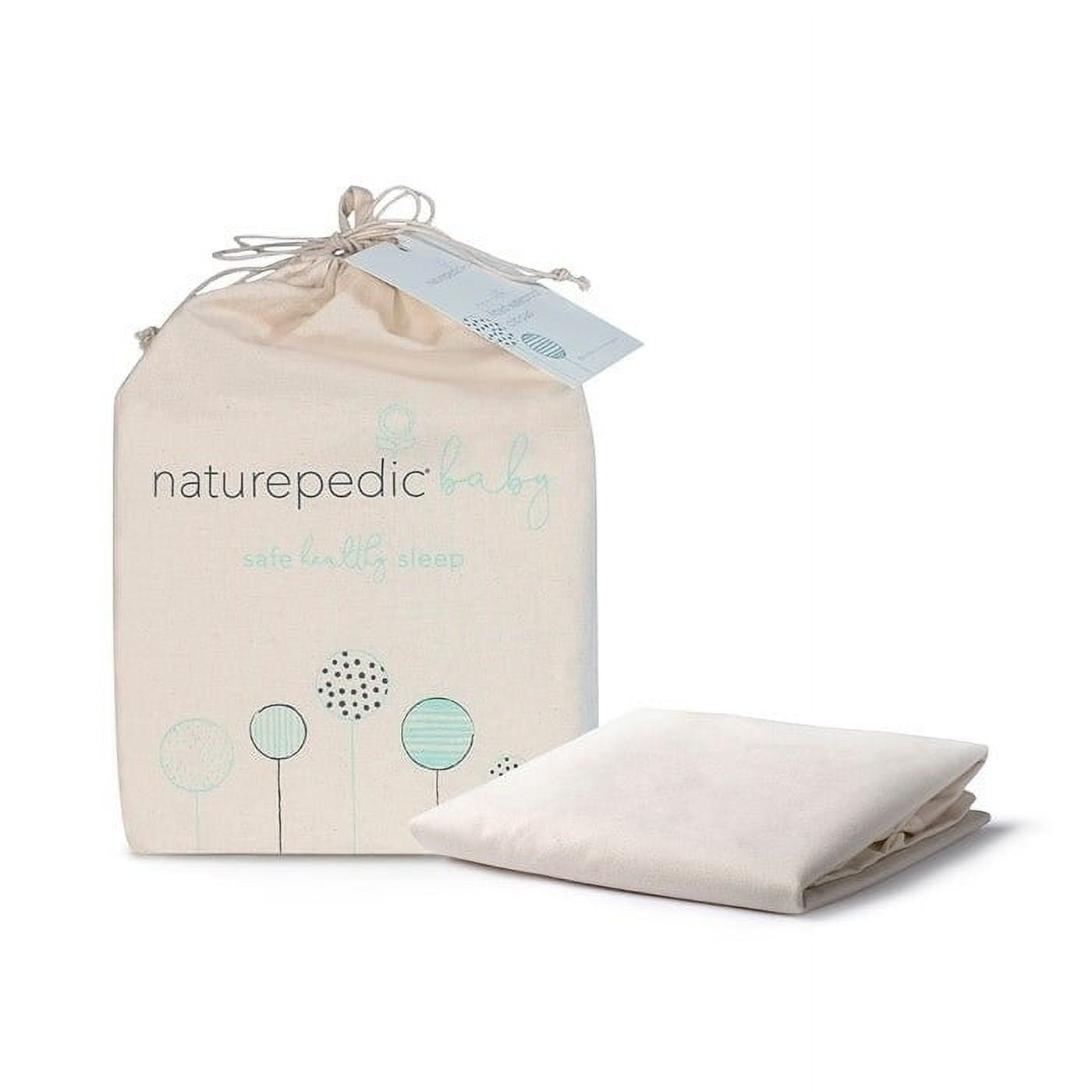 Naturepedic Organic Cotton Waterproof Crib Mattress Protector