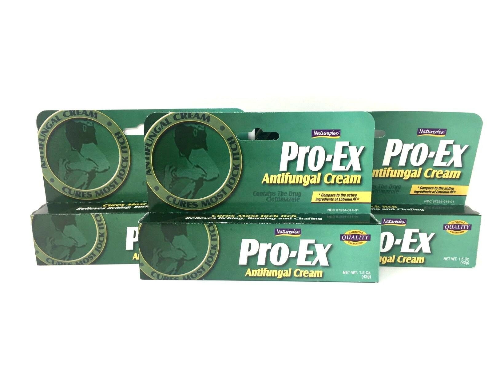 Natureplex Extra Strength Pro Ex Antifungal Cream Pack of 3