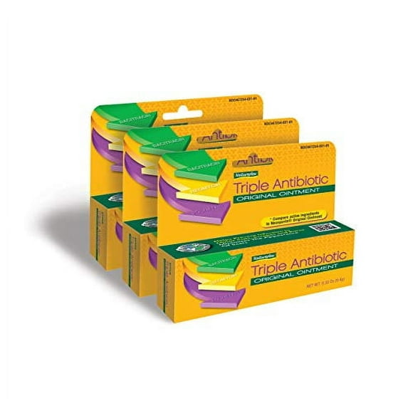 Natureplex Triple Antibiotic Original Ointment 0.33 Ounce Tube 3 Pack