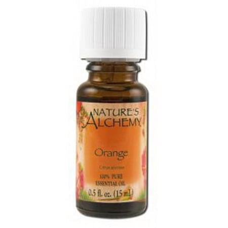 Natures Alchemy Orange 100% Pure Essential Oil - 0.5 Oz, 3 Pack