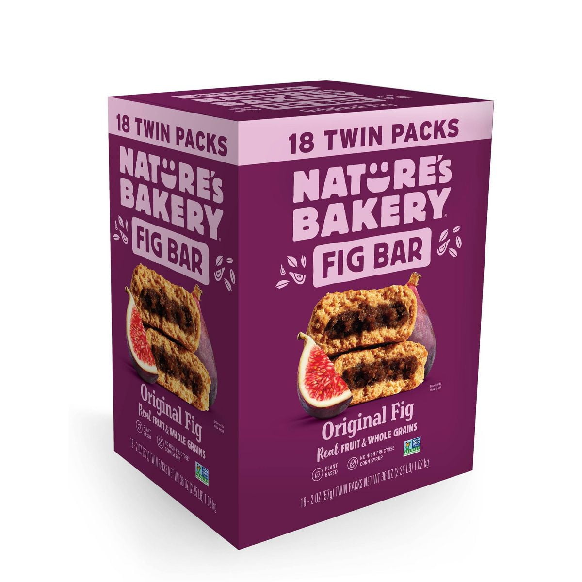 2X - Natures Bakery Original Fig - 18ct