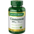 thumbnail image 1 of Natures Bounty Cinnamon 2000 Plus Chromium High Potency 400 Mcg, 60 Ct, 1 of 5