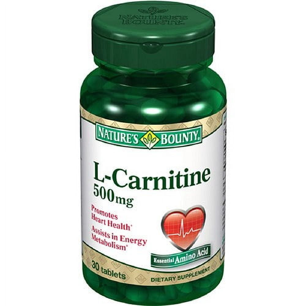 nature's bounty l-carnitine Natures Bounty L-Carnitine 500 Mg Dietary Supplement Tablets