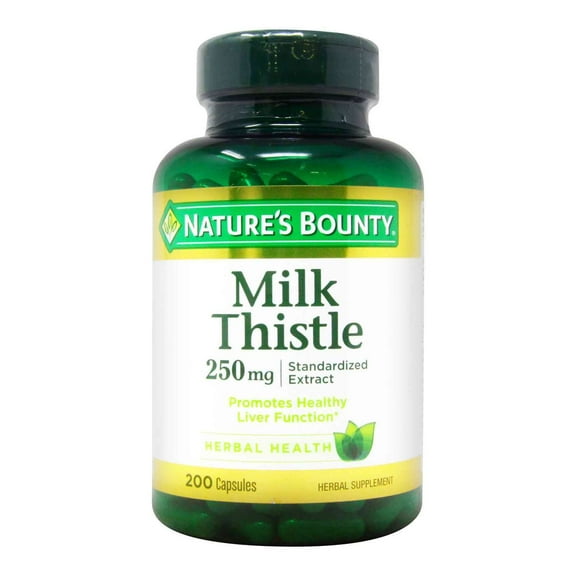 Natures Bounty Milk Thistle - 250 Mg - 200 Capsules