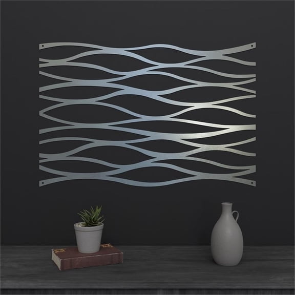 Natures Calling Modern Wall Art Decor in Stainless Steel