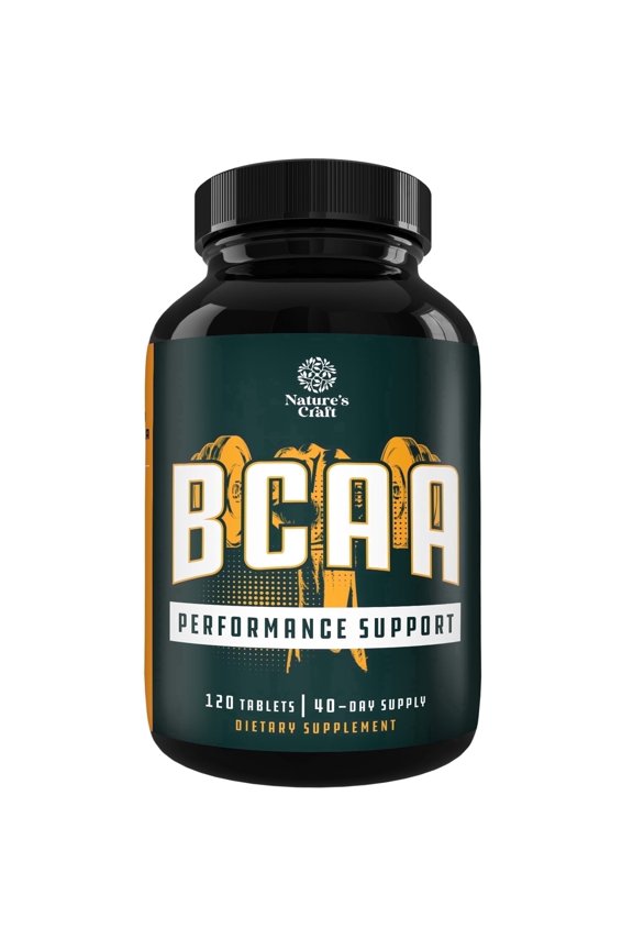 Branch Chain Amino Acid Supplement for Post Workout Muscle Recovery, 120 Tablets
