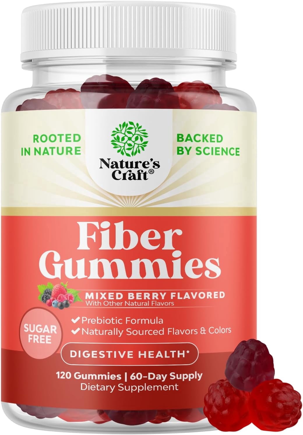 FIT WELL Dietary Sugar-Free Fiber Gummies - Immunity & Digestive ...