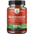 thumbnail image 1 of Natures Craft Resveratrol Antioxidant Support Supplement for Brain Health and Cellular Support, 60 Ct, 1 of 9