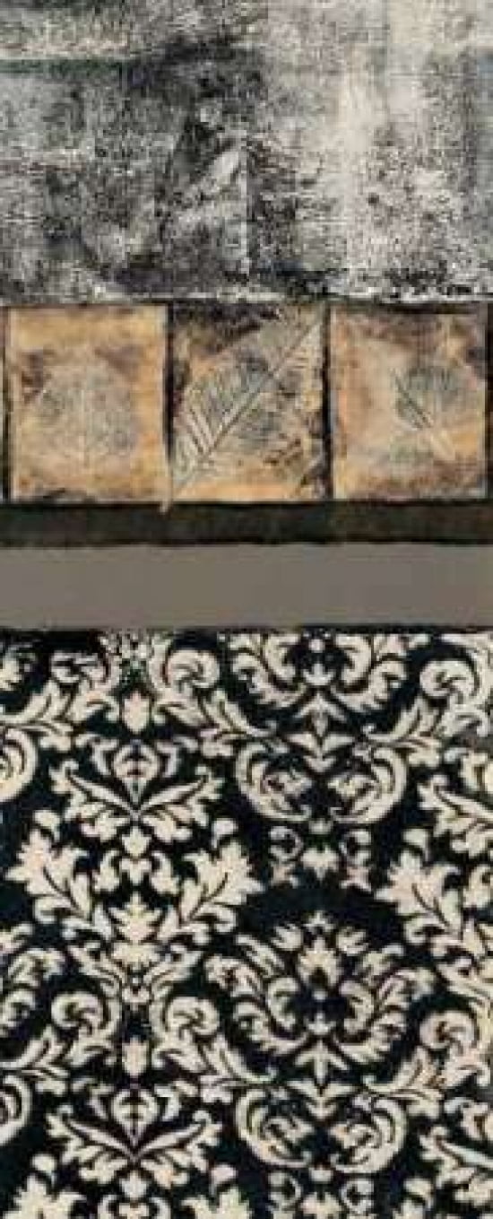Natures Damask Panel I Canvas Art - John Kime (10 x 20)